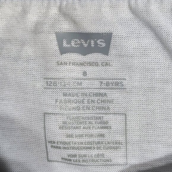 Levi's long sleeve T-shirt kids size 8 (128-134cm) white with graphic design - Picture 5 of 9